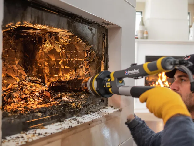 Professional chimney cleaning by Southbury Chimney Sweep in Southbury, CT