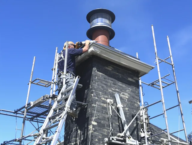 Sturdy chimney crown finished by Southbury Chimney Sweep in Southbury, CT