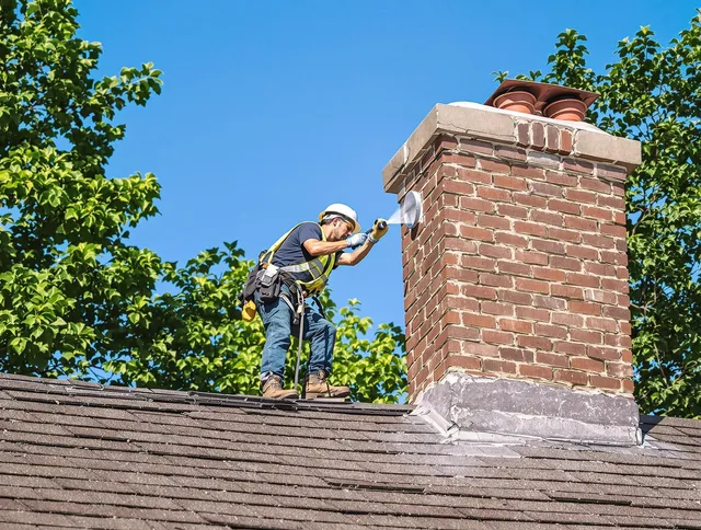 Southbury Chimney Sweep performing an inspection with advanced tools in Southbury, CT