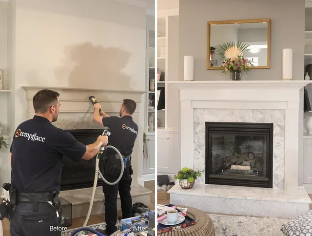 Professional soot removal by Southbury Chimney Sweep team in Southbury, CT